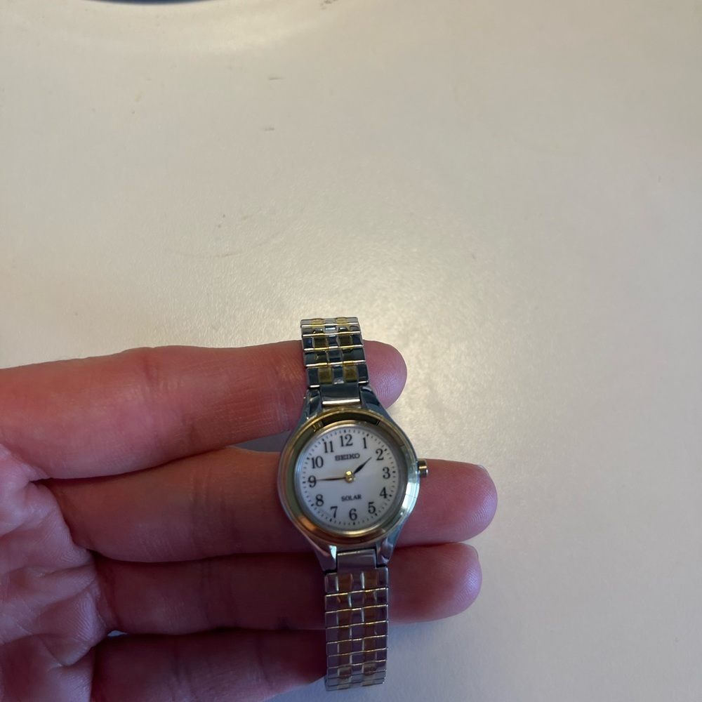 Seiko Silver and Gold Women's Watch